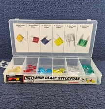 (120 PCS) Performance Tool W5369: Mini Fuse Assortment