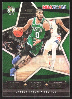5447G 2020-21 Hoops #6 Jayson Tatum Lights Camera Action
