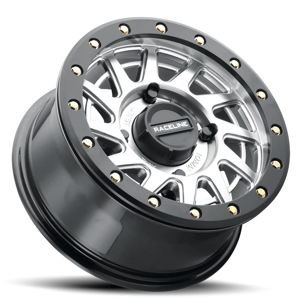 Rueda Raceline Squad Beadlock 15x7 ATV/UTV - Hyper Silver (4/137) +10 mm Foto 2 de 2