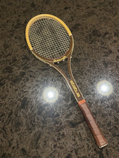 Rare tennis racquet Bancroft Status modle Graphite and wood vintage 1970 antique
