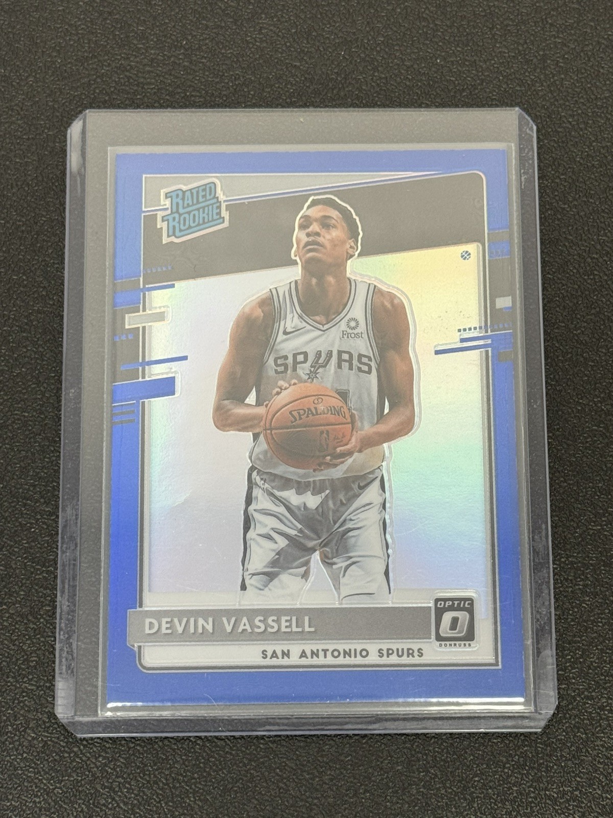 Devin Vassell 2020-21 Panini Donruss Optic RC Blue SP /59 #161 Spurs