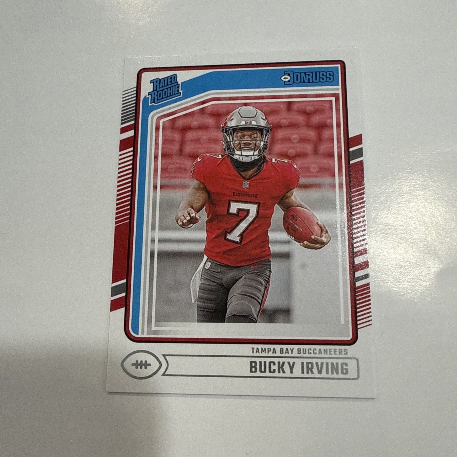 Bucky Irving 2024 Donruss Optic Base Rated Rookie RC #216 Buccaneers