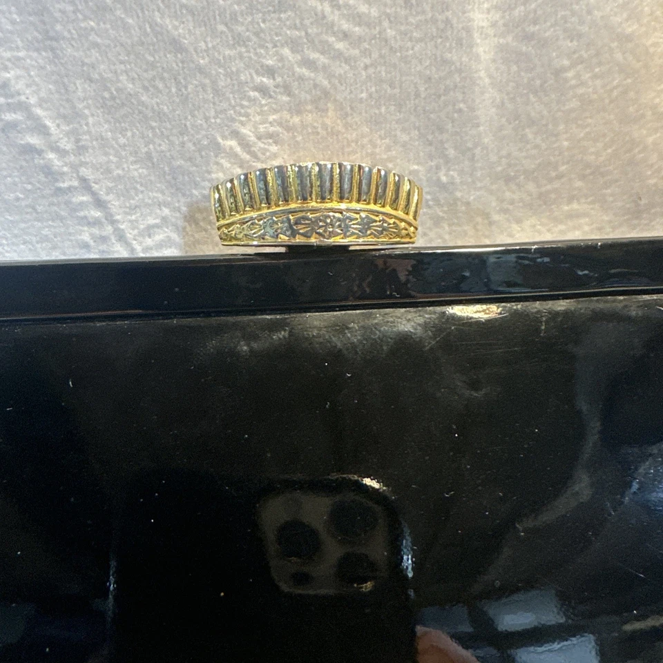 Bolso de Mano Vintage MM Imitación Charol Años 50-60 Usado en Excelente Condición Foto 2 de 4