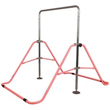 Gymnastics Bar for Kids Height Adjustable Horizontal Kip Bar Folding Gymnasti...
