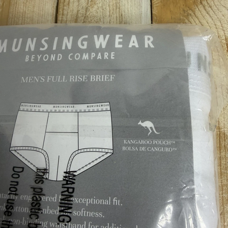 Paquete de 3 calzoncillos de tiro completo Munsingwear para hombre talla 36 bolsa canguro descontinuada Foto 3 de 4
