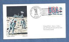 APOLLO 17 LUNAR ACTIVITY DEC 13,1972 CAPE ASTRO SPACE COVER NASA