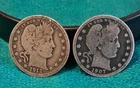 1907 and  1912 Barber Quarter   Set of 2