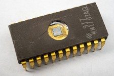 National Semiconductor MM1702A UV EPROM White Ceramic Gold Window C1702A NOS