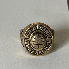 NY Nets Vintage ABA World Champions Promotional Ring