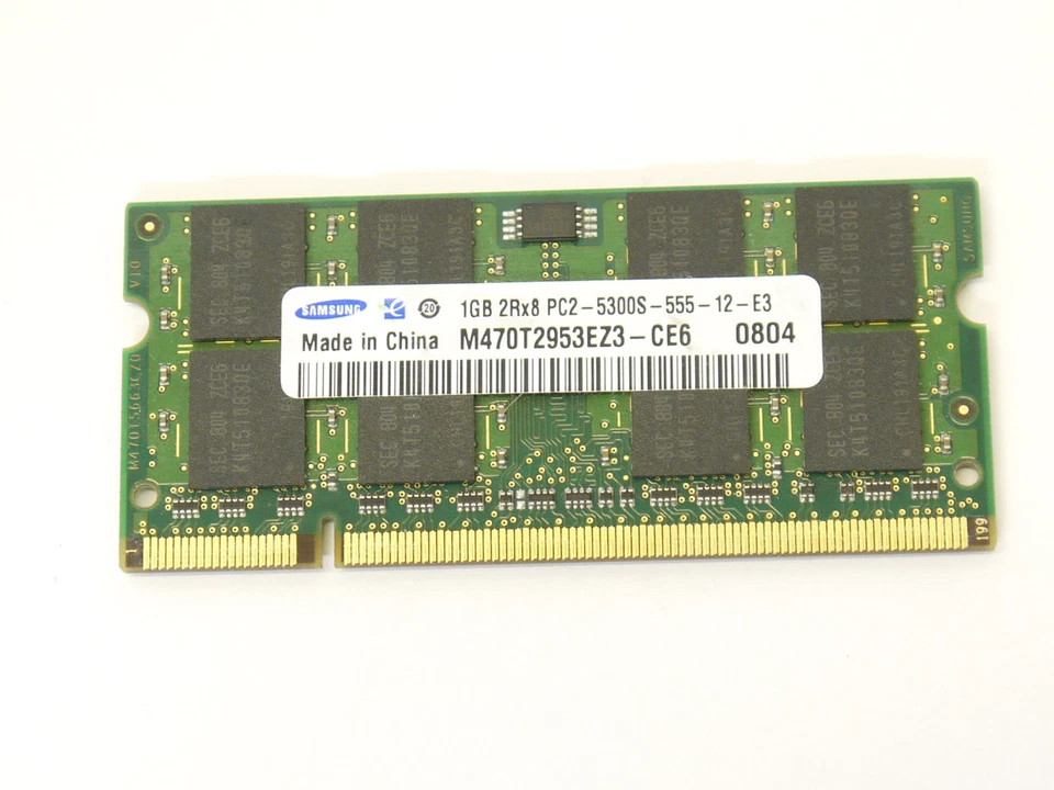 2X 1GB DDR2 RAM Memory PC25300S for MacBook A1181 A1260 A1261 A1229 A1226 A1150 - Image 2 of 4