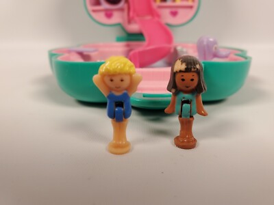 Set Polly Pocket Canoé Fun 1998 – Bluebird, Complet, Bon état, Jeu D'eau Vintage