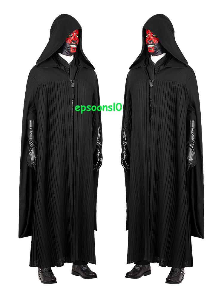 Costume Cosplay Star Wars Cavaliere Jedi Darth Maul Per Adulti &ndash; Set Completo, Varie Taglie