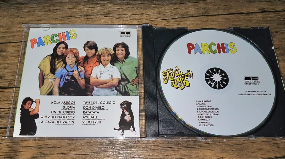 Cd Parchis - Hola Amigos (CD ORIGINAL 2023) NO Timbiriche Menudo Flans Mecano Cd Foto 3 de 4