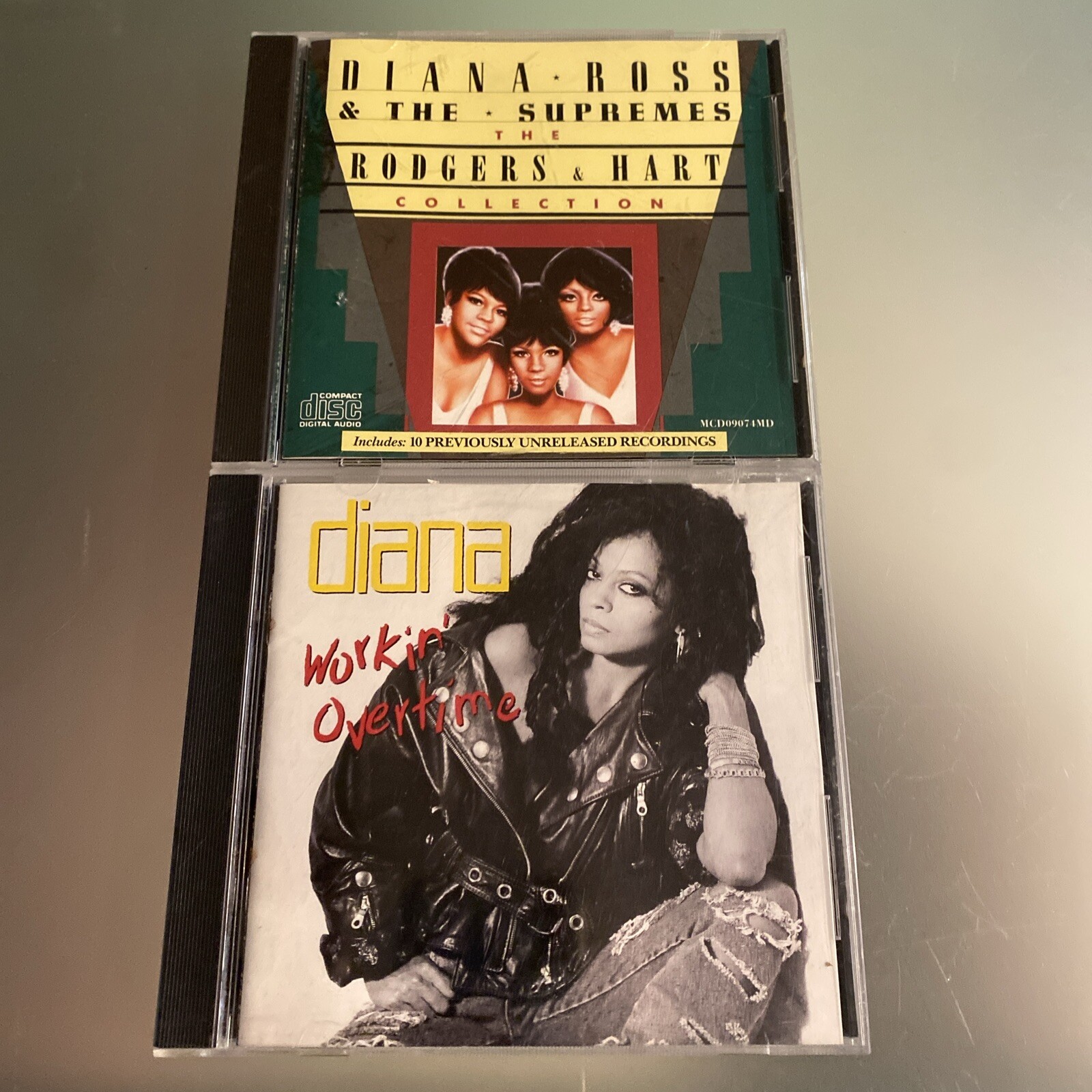 DIANA ROSS & THE SUPREMES 2 LOT: The Rodgers & Hart Collection, Workin Overtime