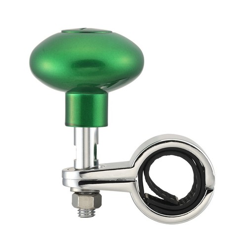 Heavy Duty Steering Wheel Spinner, ABS Plastic, Die-Cast Clamp Green - Imagen 2 de 6