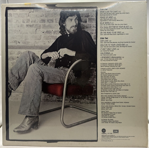 New / Sealed JACKIE LOMAX "Livin' For Lovin' " LP 1976 Capitol Records ST 11558 - Picture 2 of 2