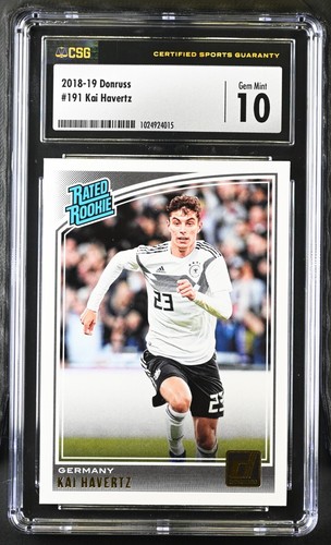 2018 Panini Donruss 191 Kai Havertz RC CSG 10 - Bild 1 von 2