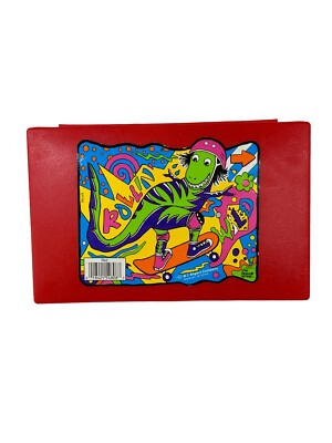 Red School Box Pencil Case W.T. Rogers 80's/90's Vintage