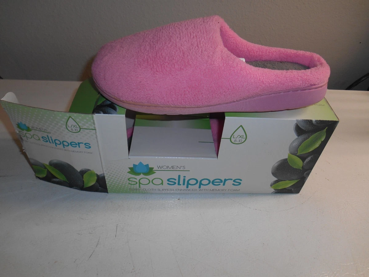 Terry cloth deals spa slippers