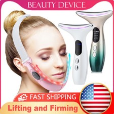 Face Neck Lifting Beauty Device LED Photon Therapy Anti Wrinkle Skin Tightening
