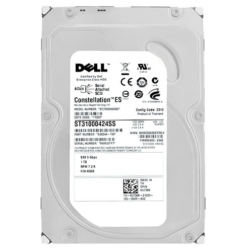 Disque Dur Dell Western Digital 320 Go – SATA II, 7200 Tr/min, 3.5'', Caviar Blue