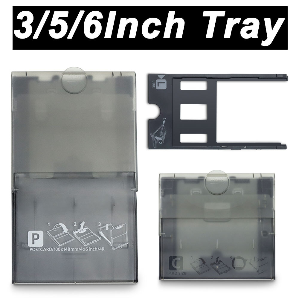 Bandeja de papel fotográfico de 3 5 6 pulgadas para tarjeta postal Canon Selphy CP1300 CP1500 CP1200 910
