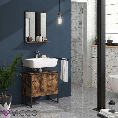Vicco espejo Fyrk espejo de baño con estante - Imagen 4 de 8