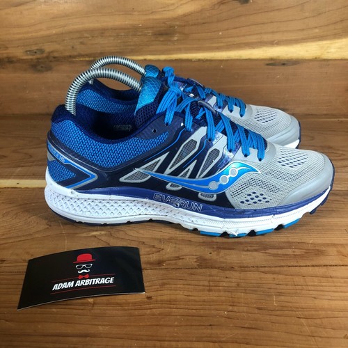 Saucony Everun Omni 16 Womens Blue Gray Lace Up Low Top Running Shoes Size 8 | eBay