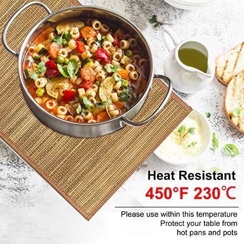 Bamboo Placemats for Dining Table, Placemats Set of eBay