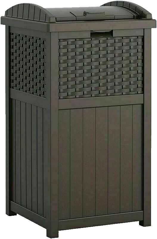 Papeleras basura del hogar Marrón