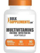 Men's Daily Multivitamin Softgels with Fish Oil 90 Count Men's Health Essentials