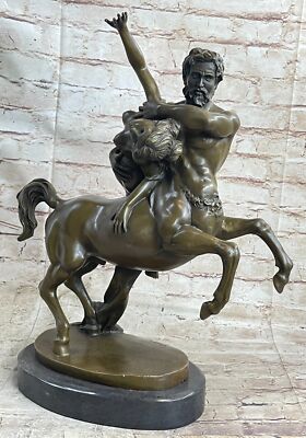 Griechische Mythologie Zentauren Clodion Hautfarben Bronze Statue Hot Guss Figur