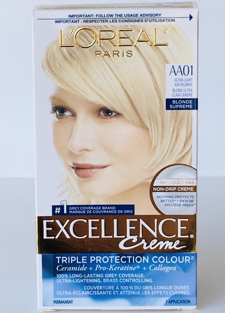 excellence creme 3 ultra light ash blonde hair dye