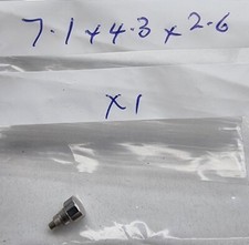 Spingitore scanalato acciaio Heuer vintage Autavia Carrera ecc. 7.1x4.3x2.6