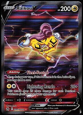 Pokemon - Raikou V GG41/GG70 - Crown Zenith - Galarian Gallery - Ultra Rare  Alternate Art