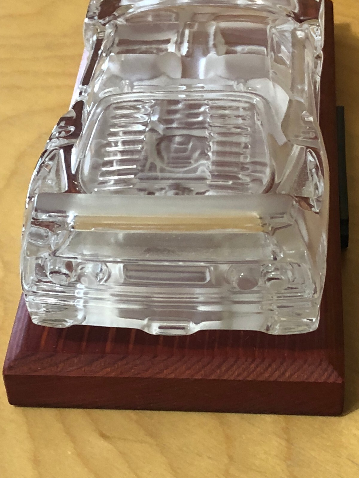 ホフバウアー社 ヴィンテージ　　 フェラーリ　ガラス　クリスタル　置物 ホフバウアー社 ヴィンテージ フェラーリ ガラス クリスタル 置物