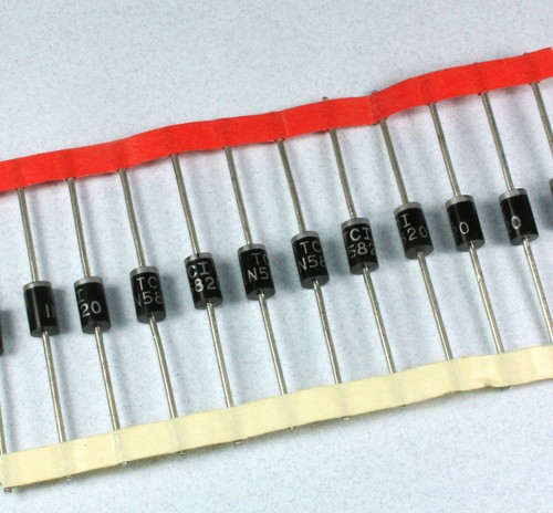 50pcs 1N5820 IN5820 DO-27 3A 20V Schottky Power Diode DIP - 第 1/2 張圖片