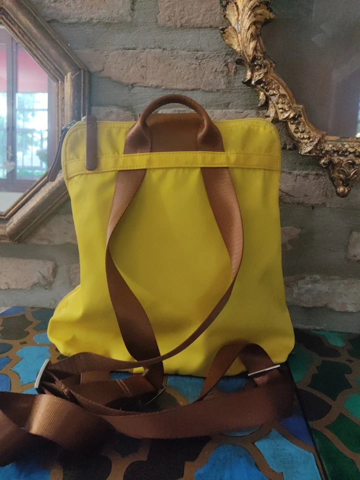 Zainetto Zaino Benetton Giallo - Immagine 3 di 4