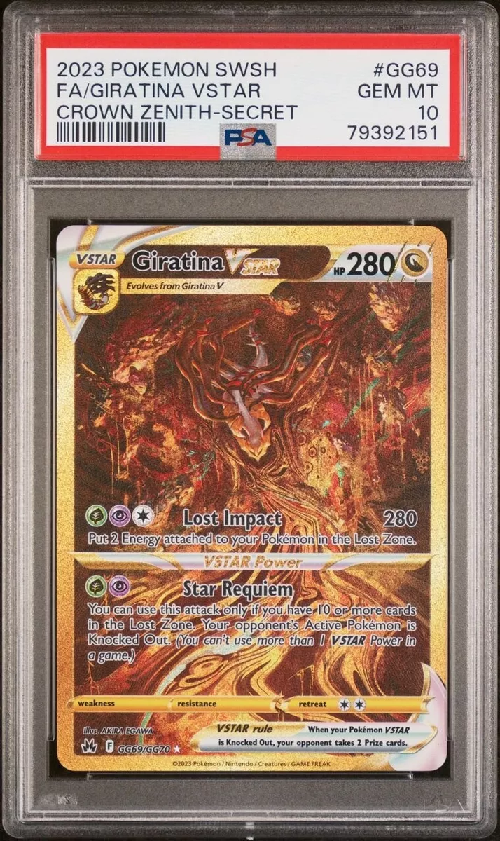 Check the actual value of your Giratina Pokemon cards on