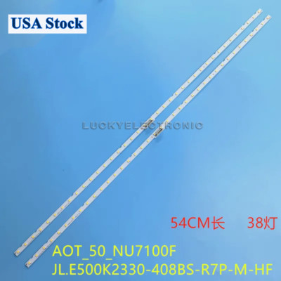 2pcs/Kit LED Strip for SAMSUNG TV UE50NU7095U UE50NU7400S UE50RU7470S UN50NU6300