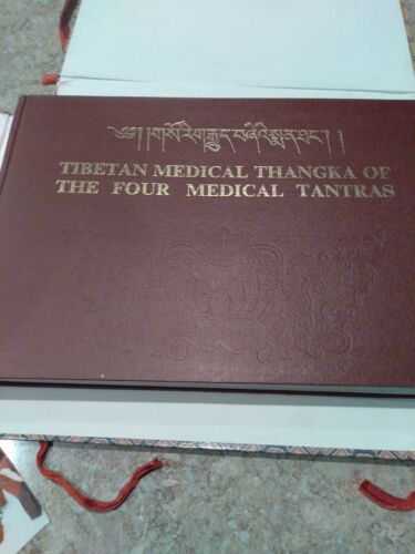 Tiebetan Medical Thangka des quatre tantras médicaux - Photo 1/8