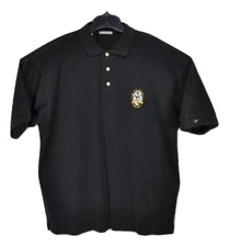 Cutter & Buck Men's Black XL Football Florida Georgia Hall Of Fame Polo Shirt