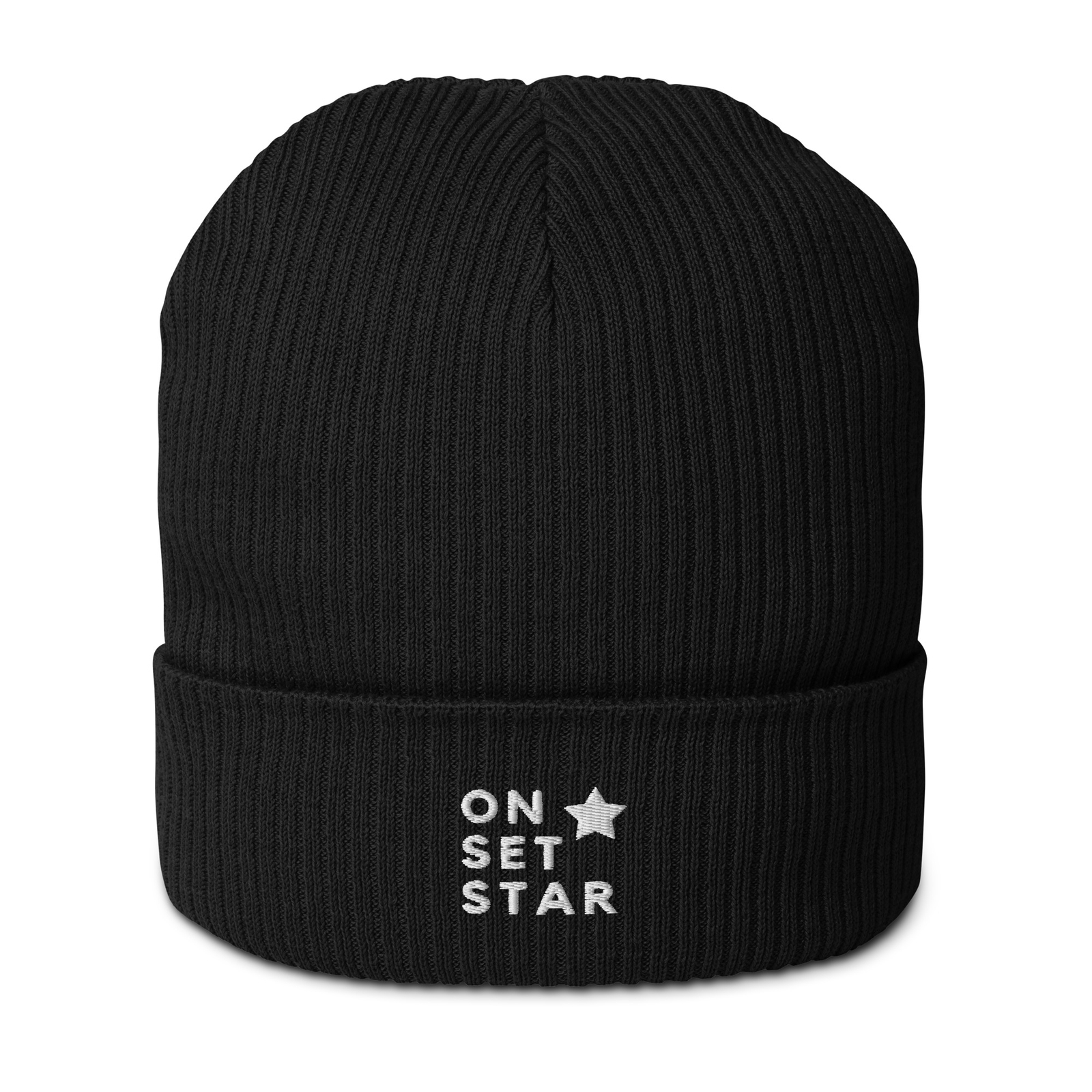 Classic Cotton Ribbed Beanie Hat in Multiple Colors for Streetwear Style-image