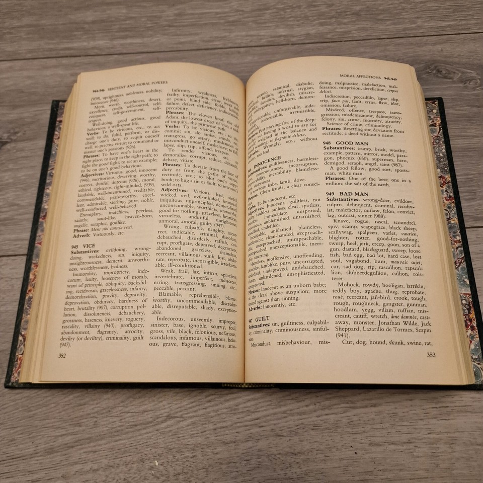 Rogets Thesaurus The Everyman Edition eBay