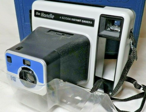 Fotocamera istantanea vintage Kodak "The Handle", fotocamera amici custodia rigida e istruzioni - Foto 8 di 11