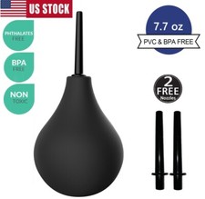 225ml Anal Vaginal Bulb Douche Colonic Irrigation Rubber Enema Bag Cleaner Kit