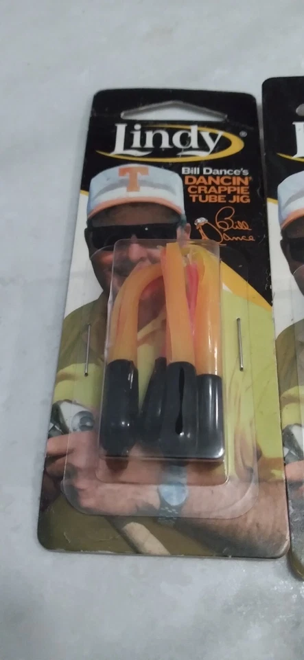 Lote de 8 paquetes de plantillas de tubo Lindy Dancin' Crappie 1/32 oz - Bill Dance ¡8 colores diferentes! Foto 2 de 4