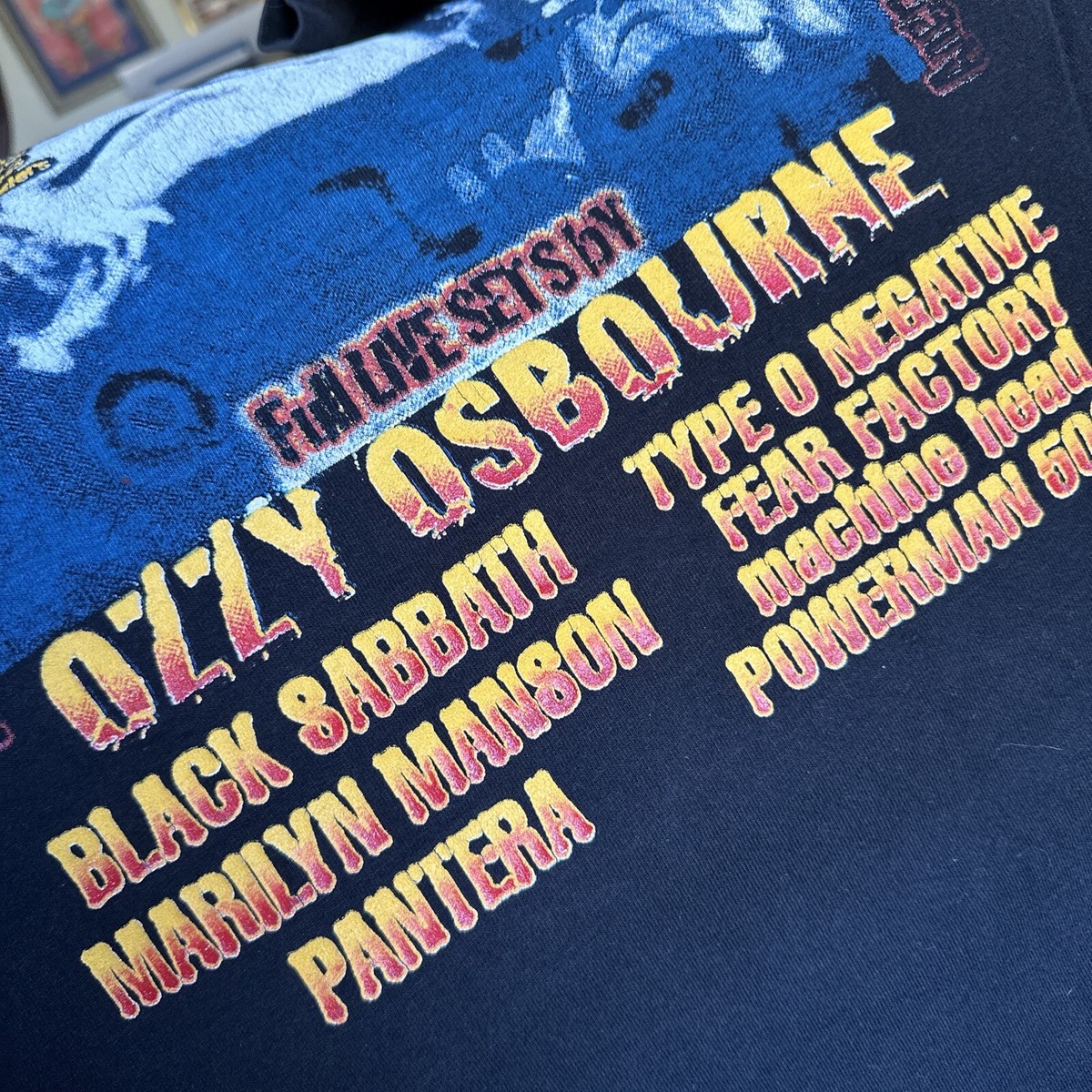 Vintage 90s The OZZFEST 1997 Ozzy Osbourne Black Sabbath