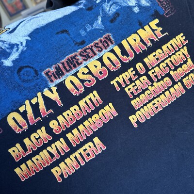 Vintage 90s The OZZFEST 1997 Ozzy Osbourne Black Sabbath … Concert