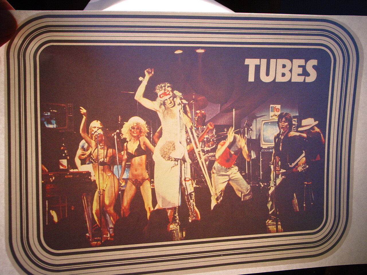 THE TUBES IN CONCERT 1970's VINTAGE AMERICANA IRON ON… Gem